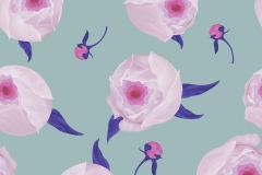 Peony Party - Repeating Pattern